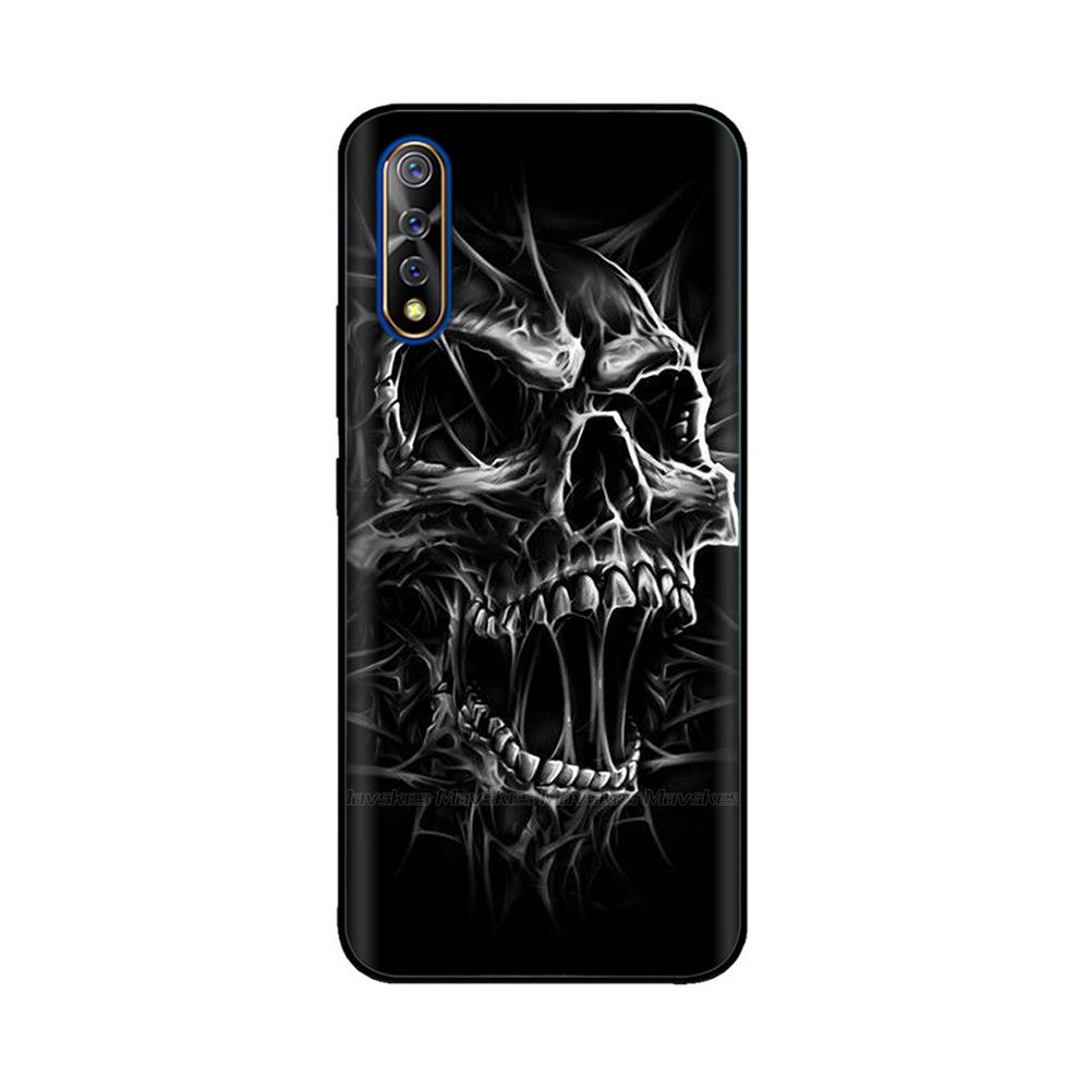 Чехол для телефона Vivo V17 Neo Мягкий ТПУ Силиконовая Задняя Крышка Для Vivo S1 1907 6.38" V17Neo V 17 neo Защитный Печатный Корпус