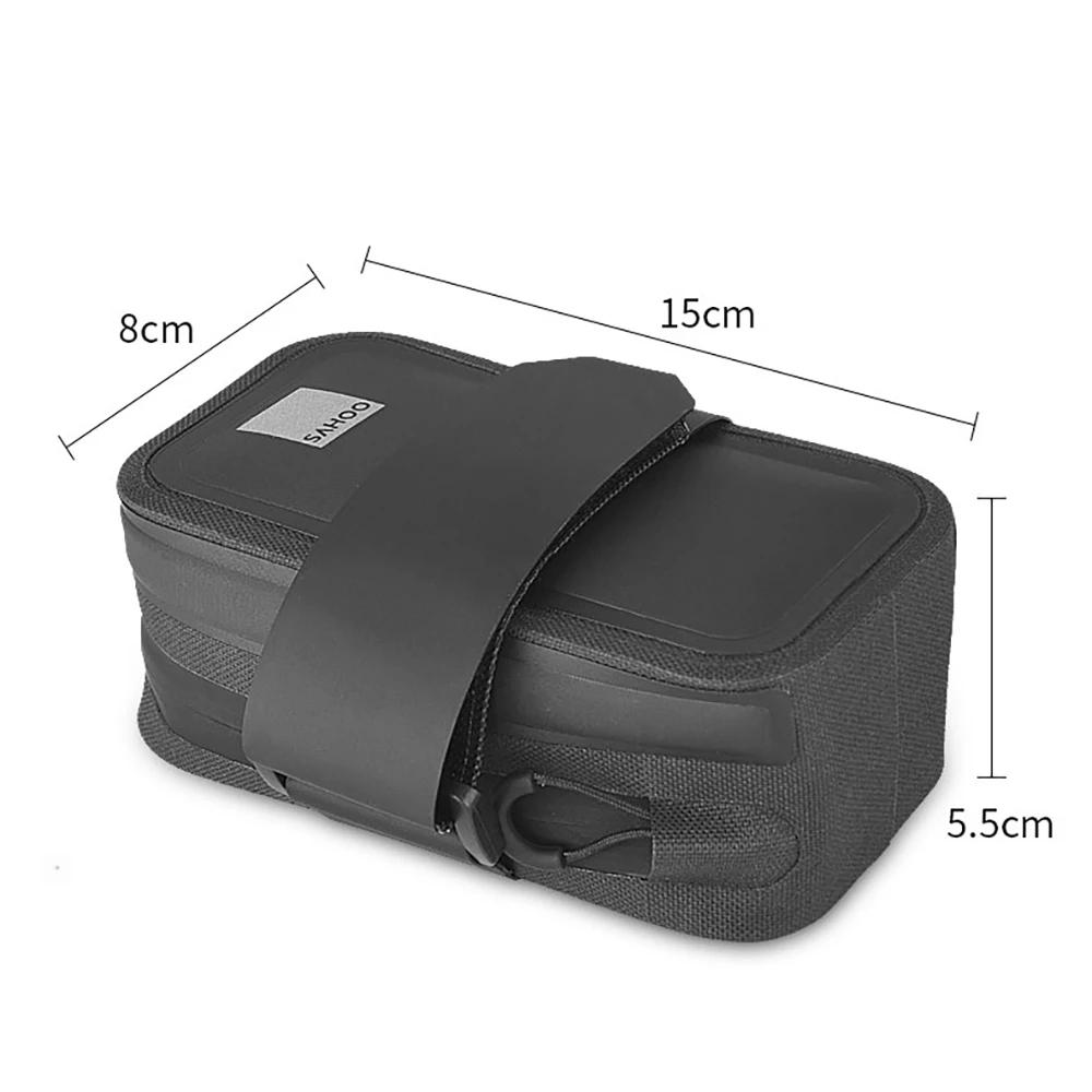 Водонепроницаемый ремешок 0,5 л для MTB, дорожного велосипеда, велосипедной спинки, заднего сиденья, седельной сумки, сумки на танкетке