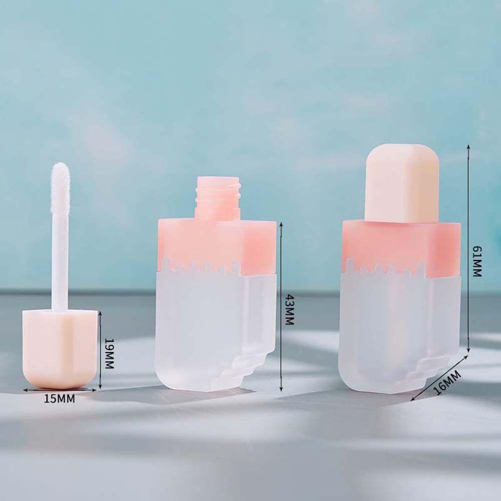 Контейнер для блеска для губ Pink Lip Glaze Тюбик Упаковочный материал для блеска для губ Pink Lip Gloss Флакон для леди