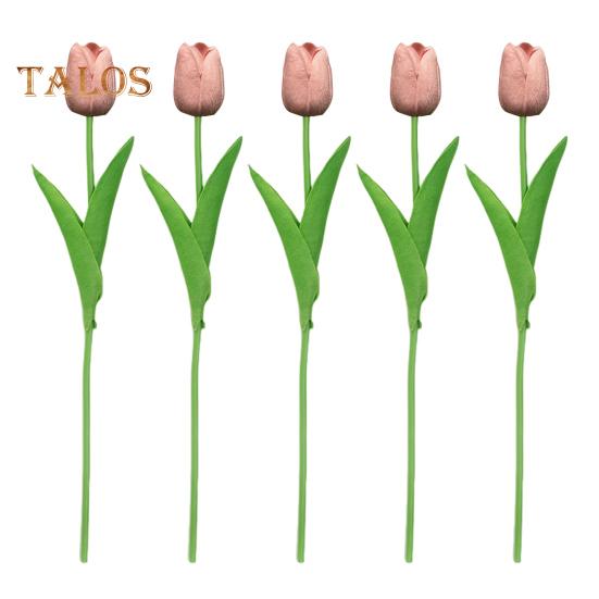 5 шт. Имитация тюльпана 34 см Искусственный тюльпан Поддельные цветы Искусственный тюльпан оптом Подарок на День матери для вазы Главная Кухня Свадьба Весна Украшения для вечеринки