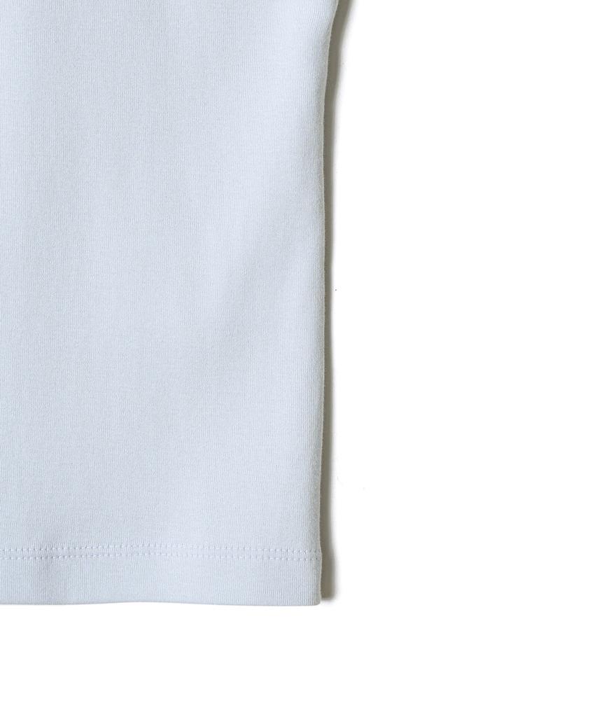 TTUDEMENT 50S Embroidered Sleeveless T-Shirt_Light Blue