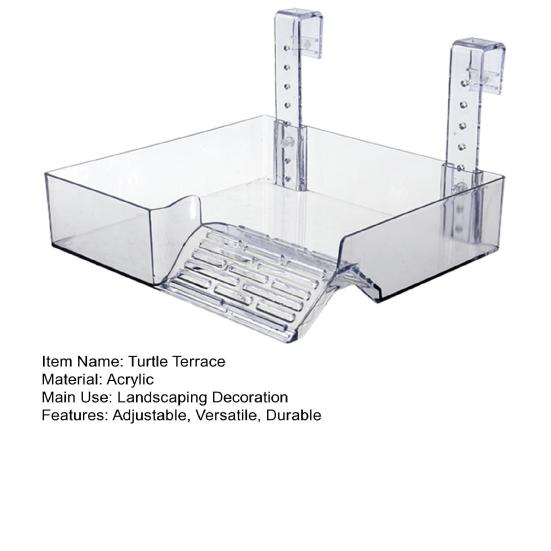 Подвесная платформа для купания черепах Водная рептилия Пандус Док Черепаха Терраса Плавучий док Танк-черепаха