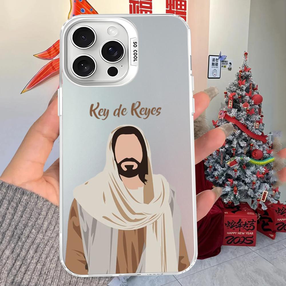 Новый Христианский Религиозный Иисус Прозрачный Чехол Для Телефона Для iPhone 16 15 14 13 12 11ProMax X XR 87 Plus Матовый Ударопрочный Задний Чехол