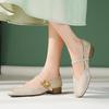Retro Mary Jane Shoes Women's Spring Versatile High-end Temperament Low-heeled Single Shoes