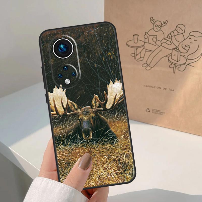 Олень Лось Северный олень Олень Для Чести Магический 8 5 6 7 Pro Чехол Для Honor 400 200 Lite 50 70 90 X8c X8b X9a X9b X9c X9d Win