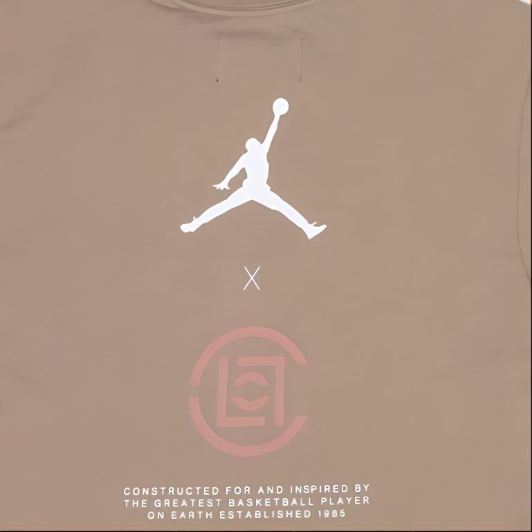 CLOT X JORDAN CT S/S Sports TEE Men Khaki Men's AR8390-202