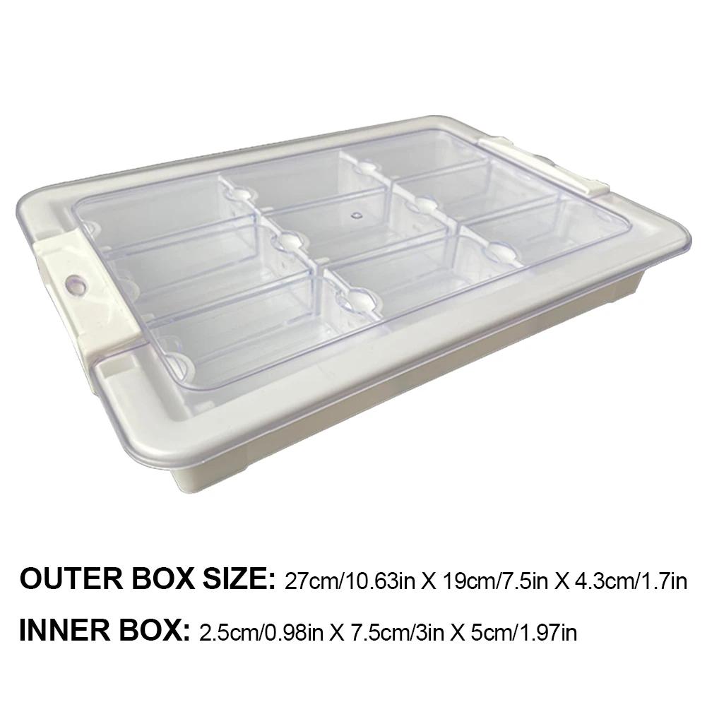 9/15/21/24/26/39 Grids Plastic Organizer Box Diamond Painting Accessories Box Bead Jewelry Storage Box Diy Art Craft Container