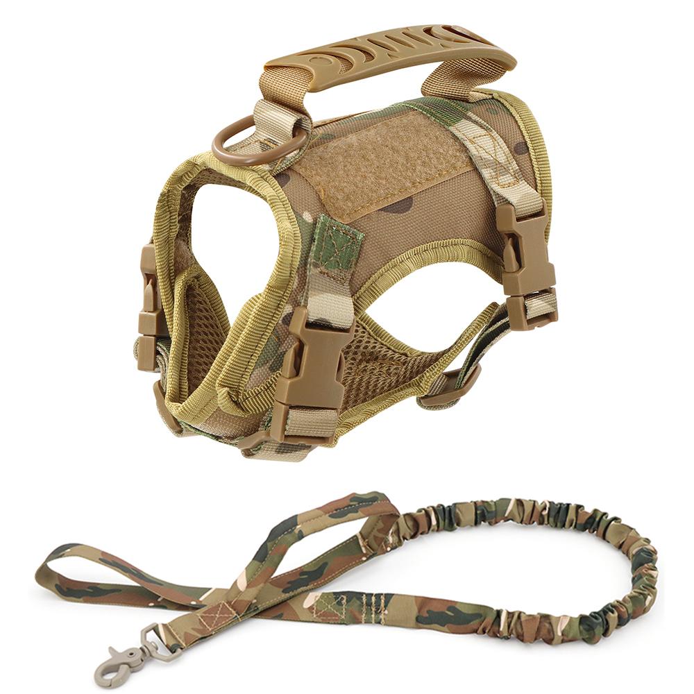Тактический ремень безопасности и поводок для кошек, регулируемый жилет с ручкой, тренировочный прогулочный ремень безопасности для собак Samll