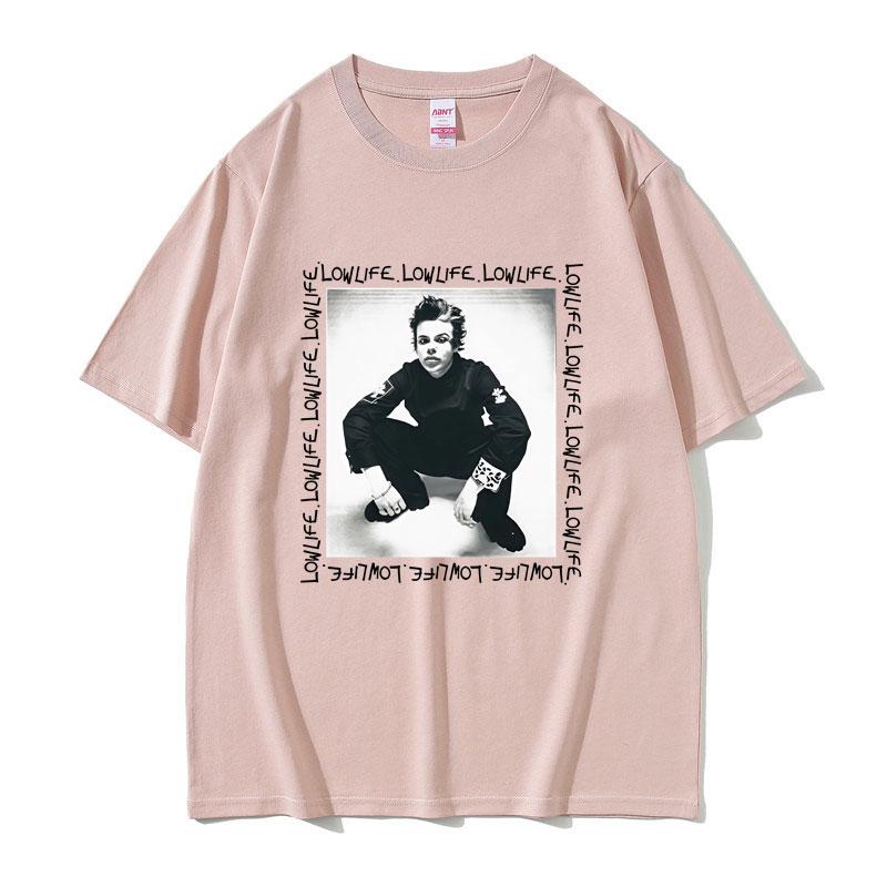 Rocker Yungblud Lowlife Album T Shirts Unisex Women Fashion Rock Vintage Short Sleeve Tshirts Casual Oversized Tshirt Streetwear