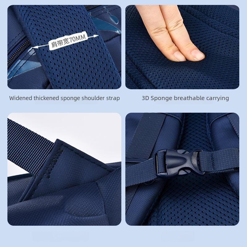 Рюкзак в корейском стиле для учеников начальной школы, 1-6 классы, с боковым карманом-холодильником