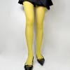 Романтичные полупрозрачные колготки цвета тигра (желтый)