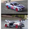 1/24 Scale M8 GTE Racing Diecast Car Model Toy, Pull Back Toy Vehicle with Sound and Light for Kids Toddler Boys Girls Gift Collection