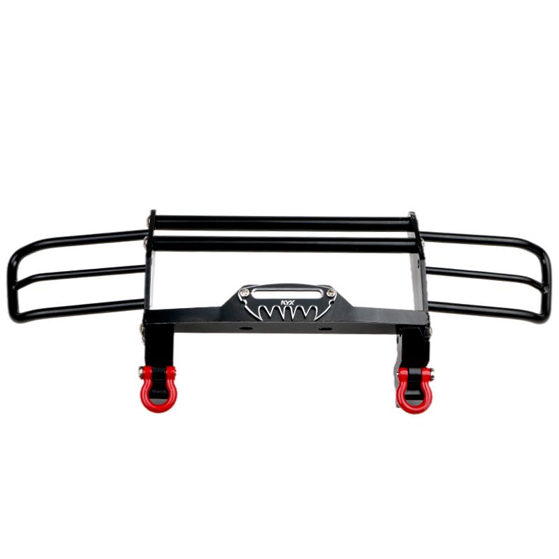 KYX Racing Alloy Front Bumper Upgrades Parts Accessories for 1/10 RC Crawler Car Traxxas TRX4 2021 Bronco