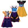 Children K-Pop Zoey Mira Rumi Demon Hunters Cosplay Costume Girl Halloween Party Group Idol Role Play Flying Sleeve Dress