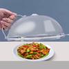 Microwave Splash Proof Cover High Temperature Food Heating Cover Oil Proof Cover Dustproof Fresh-keeping Cover Plastic Dish Cover Cover