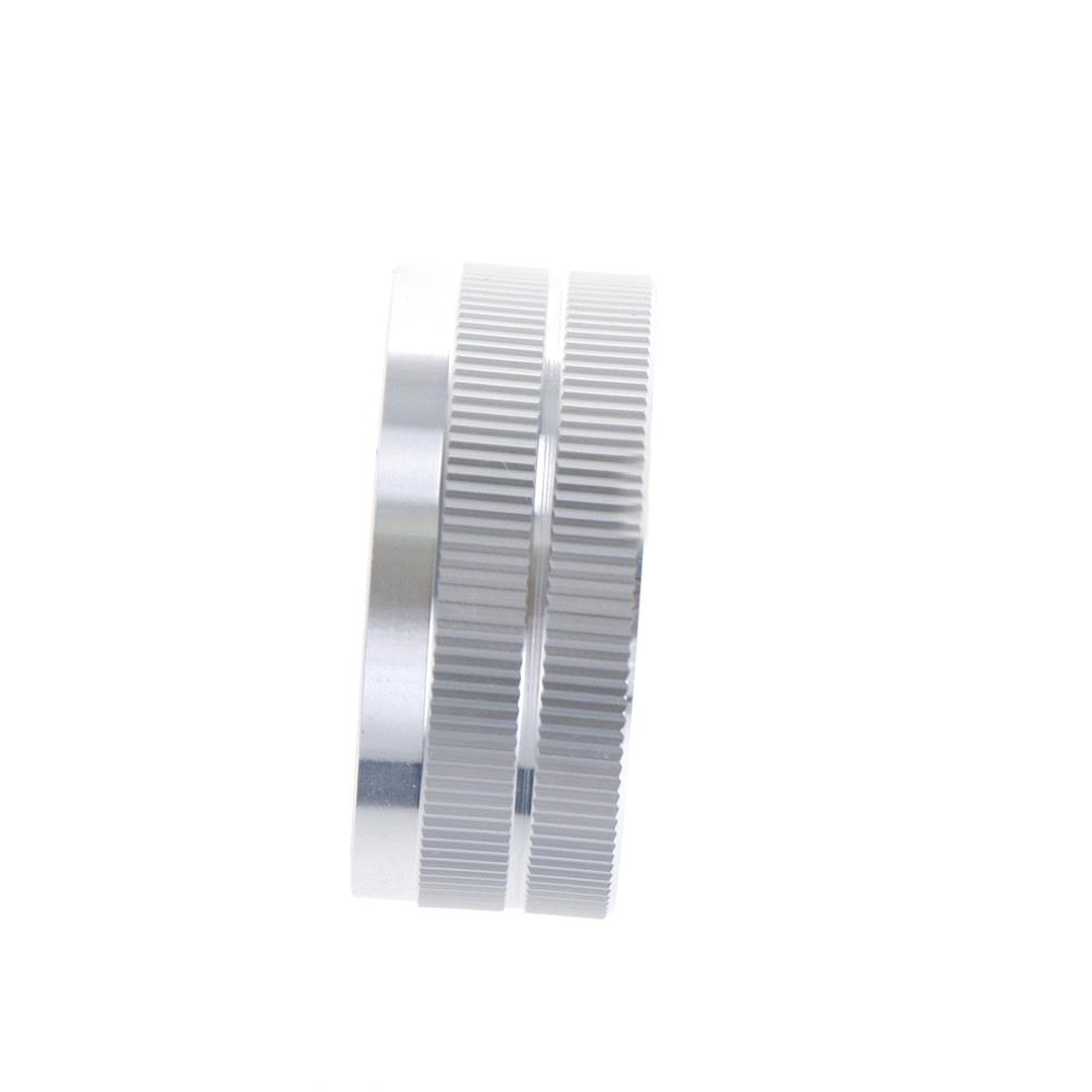 1Pcs High Quality Aluminum Potentiometer Knob Cap Dia 40mm Volume Control Knob Aluminum Knob Audio Knob Switch Caps Silver Color