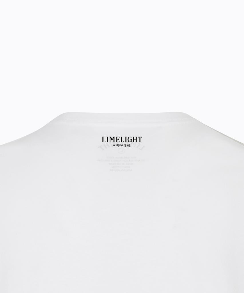 LIMELIGHT APPAREL Футболка стандартного кроя Athlete с логотипом на спине (Белый черный)