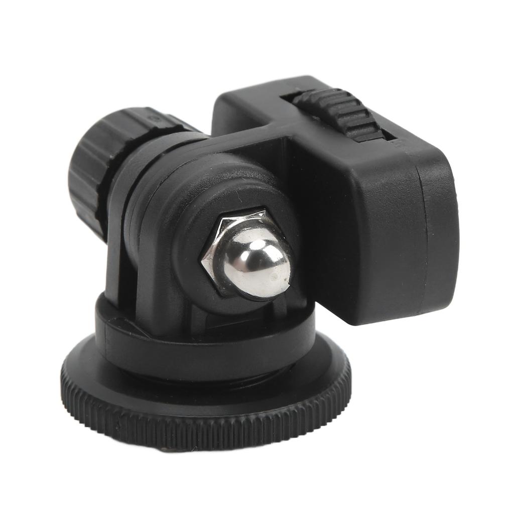 Monitor Ball Head 180 Degrees Adjustable Mini Monitor Accessories with Cold Shoe 1 4 Screw Interface