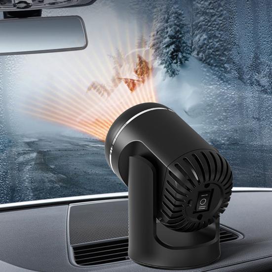 Car Heater Window Defroster Fast Heating Plug-and-Play 360-Degree Rotating Wide Compatibility Portable Car