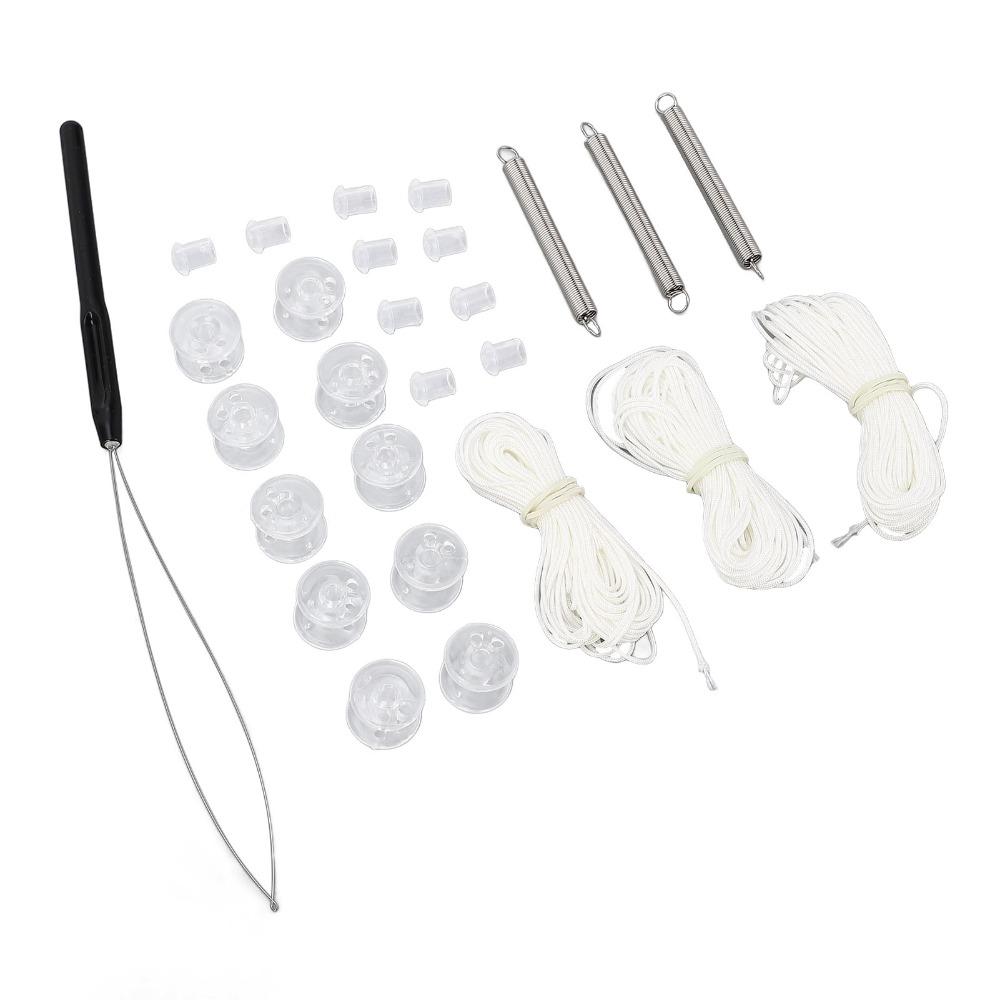 27Pcs White Window Shade Restringing Kit RV Window Shade Repair Window Shade Maintenance