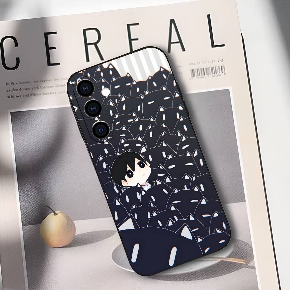 Game O-Omori Phone Case For Samsung Galaxy A73,A72,A71,A70,A53,A52,A51,Soft Silicone Black Cover