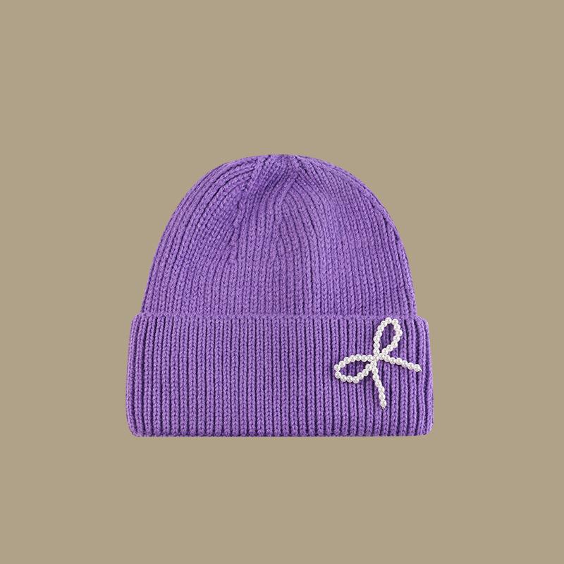 Галстук-бабочка Вязаная шапка Шапка шерстяная пряжа манжета вязаная шапка повседневная флисовая теплая вязаная шапка