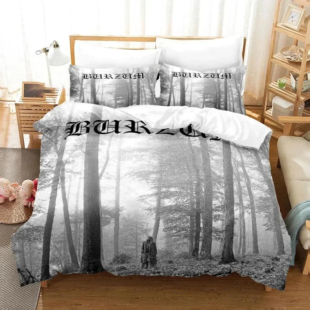 Роскошный Новый 3D Принт Burzum Удобный Пододеяльник Наволочка Постельное Белье Детская Спальня Декор Домашний Текстиль