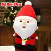 Christmas Santa Claus Plush Toy Doll with Reindeer and Snowman Cute Soft Stuffed Animal Gift for Girls Holiday Party Decoration