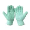 1 Pair Microfiber Dusting Gloves Plant Leaf Cleaning Gloves Fuzzy Dust Removal Gloves for Indoor Plants Furniture Blinds