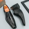 Мужские туфли, дизайнерские, с квадратным носком, повседневные офисные туфли, британские деловые кожаные туфли, роскошные свадебные туфли для мужчин, ботинки челси
