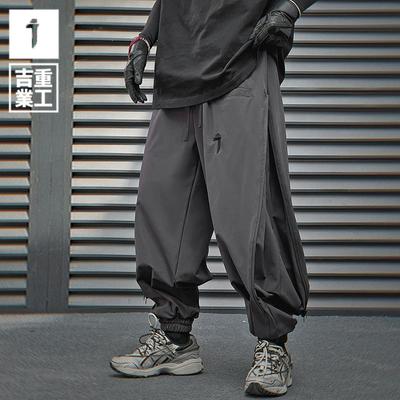 Новые леггинсы Jiye Heavy Industry для мужчин, свободная функциональная рабочая одежда, крутые черные повседневные брюки