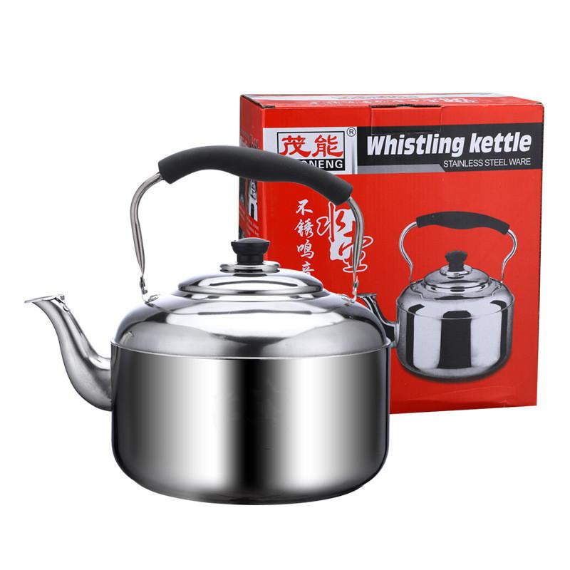 3L/4L/5L/6L/8L Ручной чайник для заваривания чая со свистками для газовых плит Чайник из нержавеющей стали со свистками