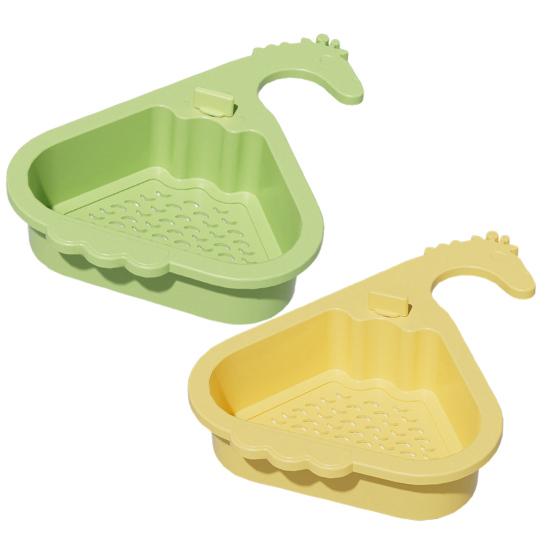 Sink Drain Basket Strong Load-bearing Universal Simple Installation Kitchen Sink Triangle Storage Rack