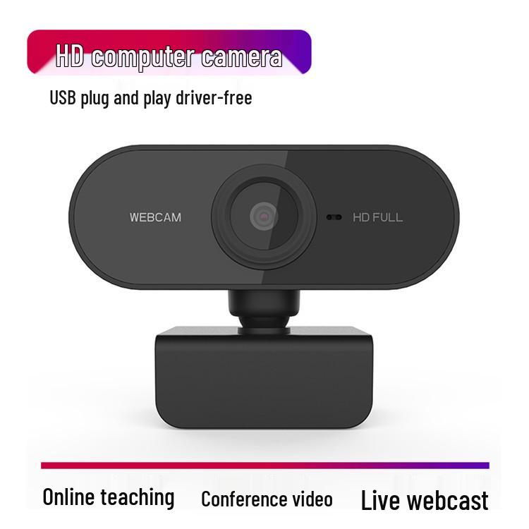 2K HD 1080p веб-камера со встроенным микрофоном, 4 МП, не требует драйверов для прямой трансляции