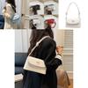 Chic Casual Korean Style Solid Color Small Handheld Shoulder Bag Ideal For Daily Outfits In Multiple Colors