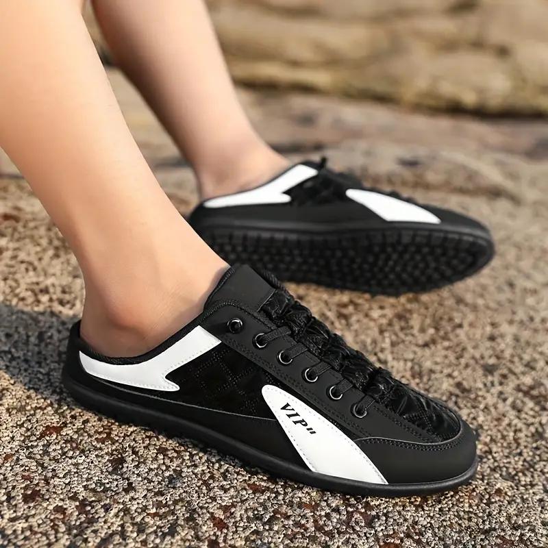 Men's Summer Mesh Slip-On Casual Fashion Shoes - Lightweight, Breathable, All-Match Slippers