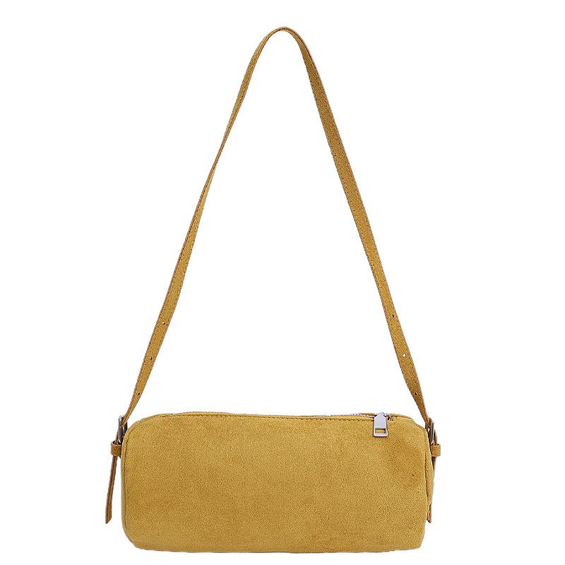 Новая модная популярная сумка-цилиндр женская ретро простая сумка-подставка для ручек на плечо, сумка-мессенджер