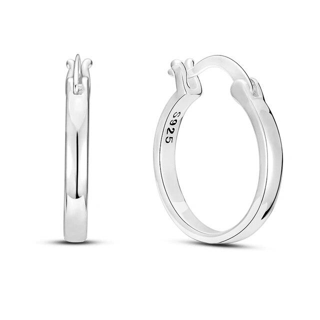 Сверкающие цирконовые серьги-кольца из серебра 925 пробы, круглые серьги в форме сердца для женщин, свадебные украшения для помолвки