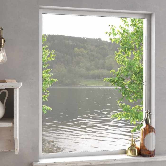 Moustiquaire pour fenêtre - Maison Exclusive - 100 x 120 cm - Cadre aluminium - Maille fibre de verre anti-insectes