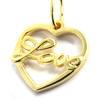 [M4992] - Gold Plated Pendant 'Love'
