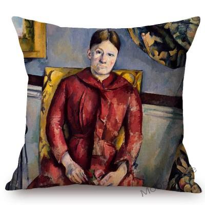 French Impressionism Artist Paul Cezanne Bather Still Life Country Views Oil Painting Sofa Pillow Cover Decorative Cushion Cover