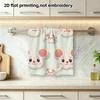 Cute Cartoon Mouse Print Bath Towel, Super Soft Absorbent Children Beach Towel