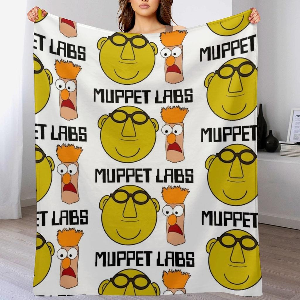 The Muppets Dr Bunsen Honeydew Beaker Muppet Labs Throw Blanket Year Round Soft Comfortable Blanket for Home