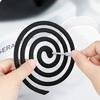 Держатель для благовоний с репеллентом от улиток, прочная спиральная курильница для благовоний, переносная настольная подставка для улавливания золы, украшение для лотка