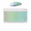Русский Беспроводной RGB Клавиатура и Мышь с Подсветкой Bluetooth Набор для iPad, Телефона, Планшета