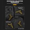 Pistol Shaped Keychain Charm Realistic Model Removable Magazine,Miniature Pistol Model