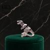 Punk Rock Dinosaur Earring Alloy Piercing Earring, 3D Tyrannosaurus Rex Design Stud Daily Wear Retro Distressed for Street Style Jewelry Gift Metal