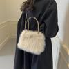 New Plush Bag Winter Women Fashion Handbags Cloud Faux Fur Purse Fashion Casual Women's Shoulder Bag Fluffy Bag