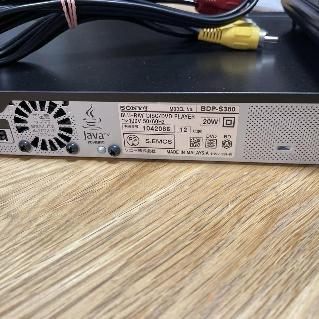 [Б/У] SONY Проигрыватель дисков Blu-ray/DVD BDP-S380