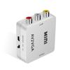 VAORLO Мини-HD AV2VGA видео конвертер конвертер AV RCA CVBS в VGA видео конвертер с 3,5 мм аудио в ПК HDTV конвертер